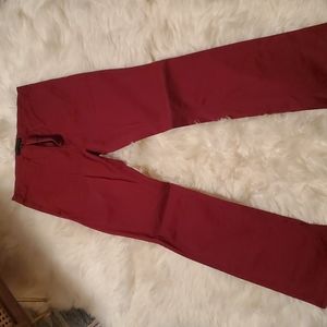 Red jeans